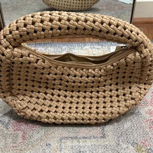 NWT Anthro Inez Knotted Faux leather bag